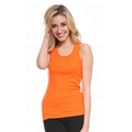 Women's Cotton Ribbed Long Tank Top